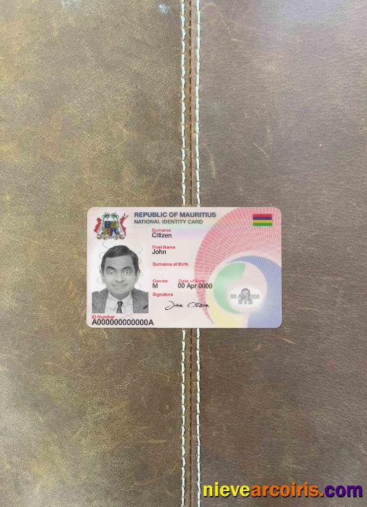 Mauritius ID photolook